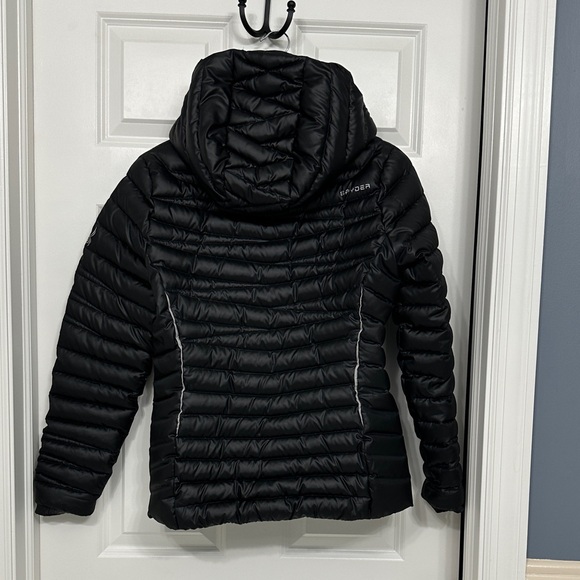 Spyder Women's Black Puffer Jacket - Picture 3 of 4